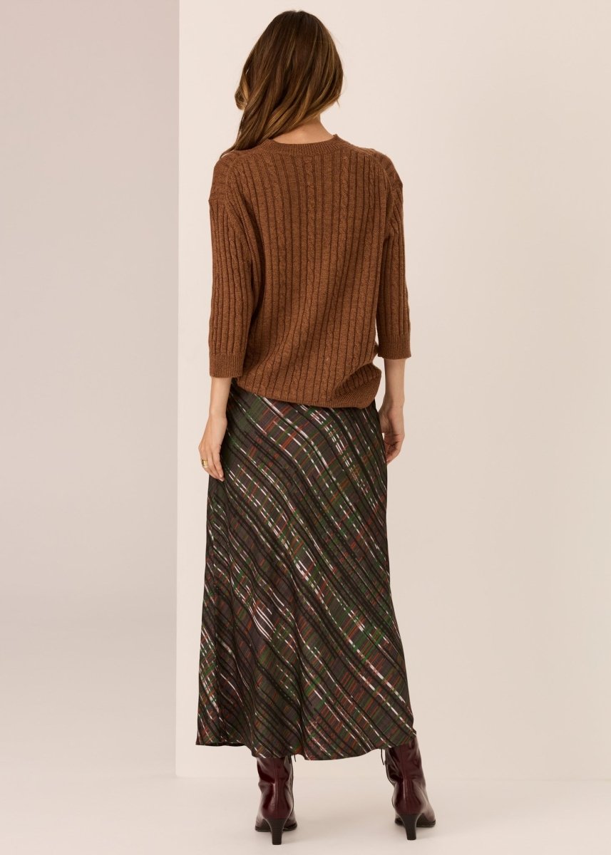 Della Bias Skirt - Della Print skirt POL