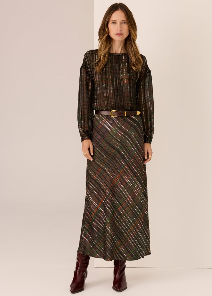 Della Bias Skirt - Della Print skirt POL