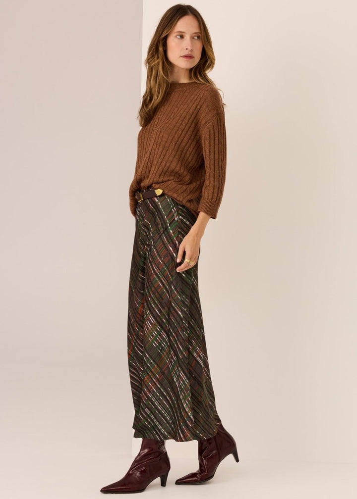 Della Bias Skirt - Della Print skirt POL