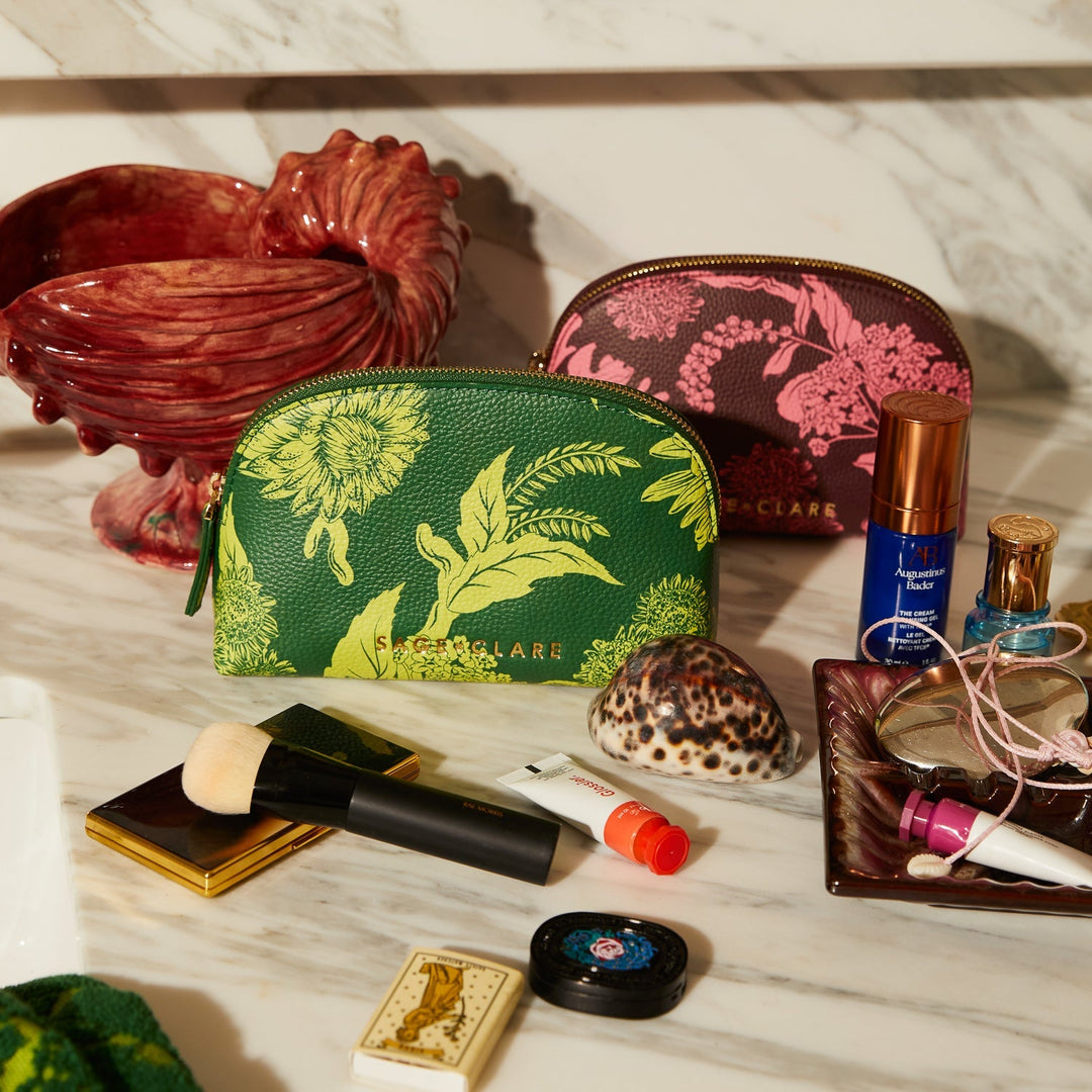 Delphine Cosmetic Pouch - Anise home Sage & Clare