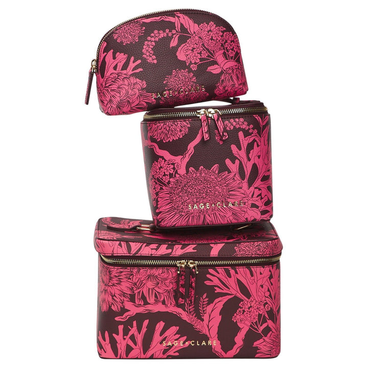 Delphine Cosmetic Pouch - Garnet home Sage & Clare