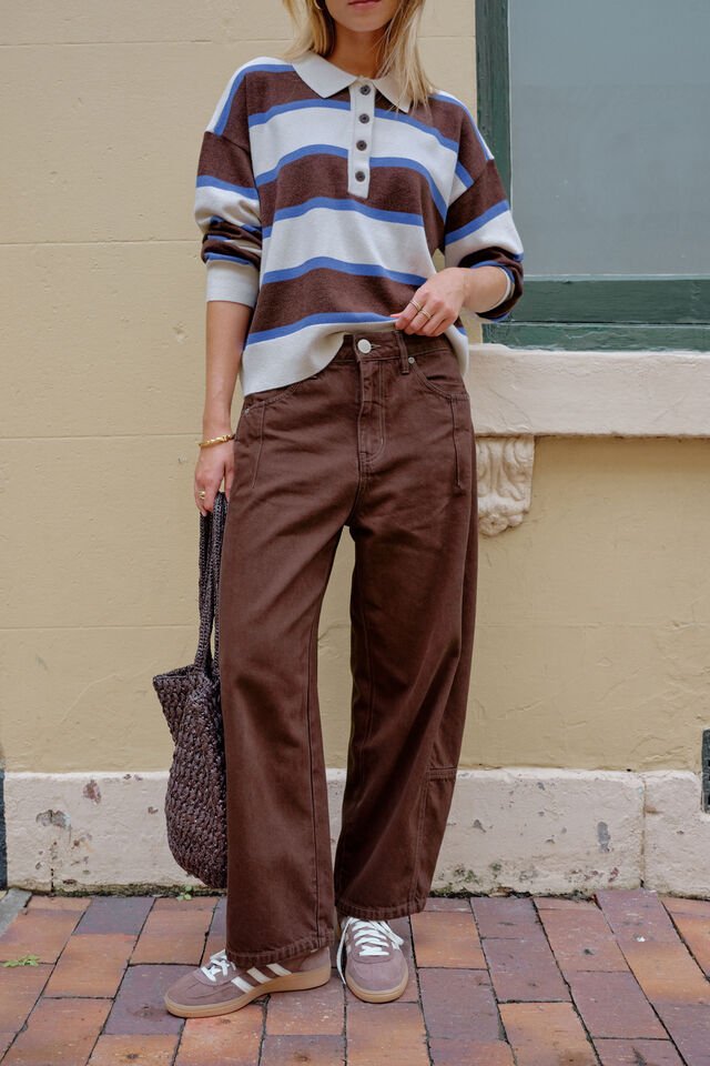 Demi Barrel Jean - bitter Choc Ceres Life Bitter Choc 8