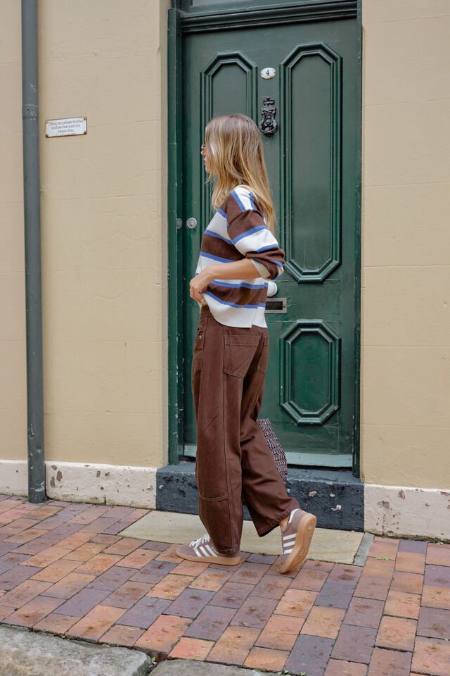 Demi Barrel Jean - bitter Choc Ceres Life