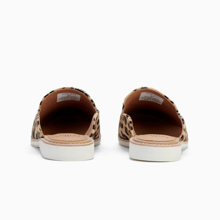 Derby Mule Camel Leopard Shoes Rollie