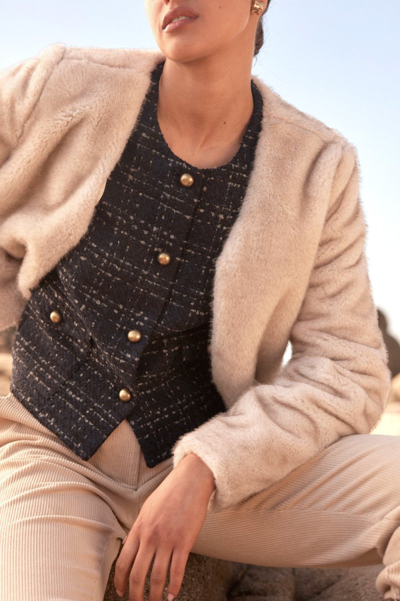 dune jacket - ecru Jacket Zoe Kratzmann