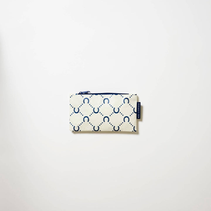 Tiny Zip Pouch – Navy Horseshoe Project Ten Pty Ltd