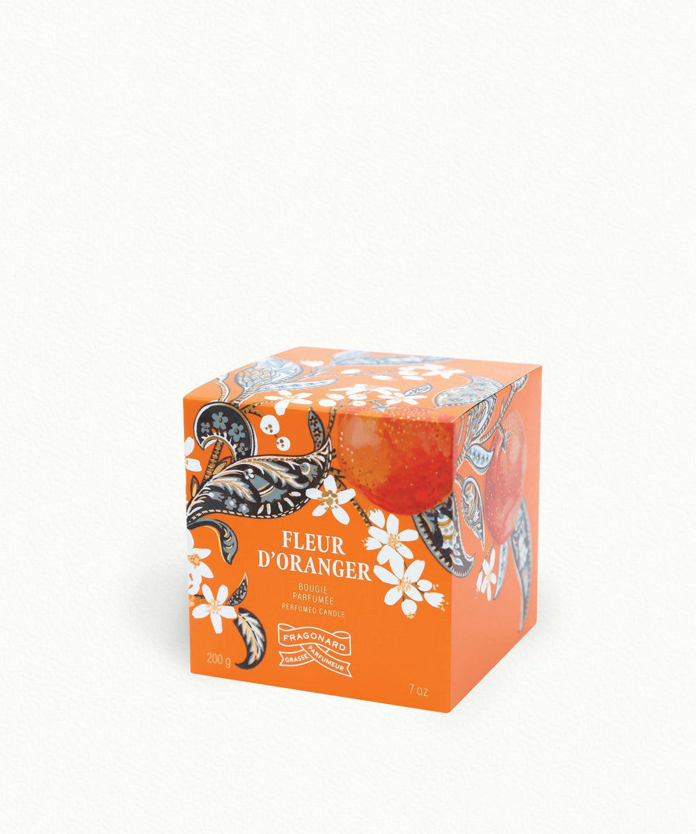 Fleur d'Oranger (Orange Blossom) Candle in Porcelaine pot 200g Fragonard Candle Fragonard