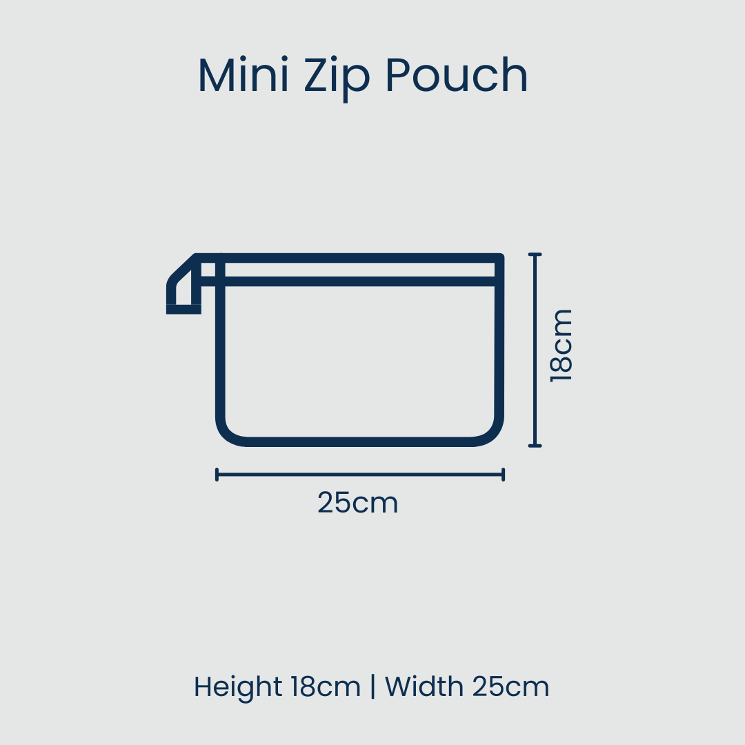 Clear Zip Pouch Bundle (x3 sizes) – Pink Project Ten Pty Ltd