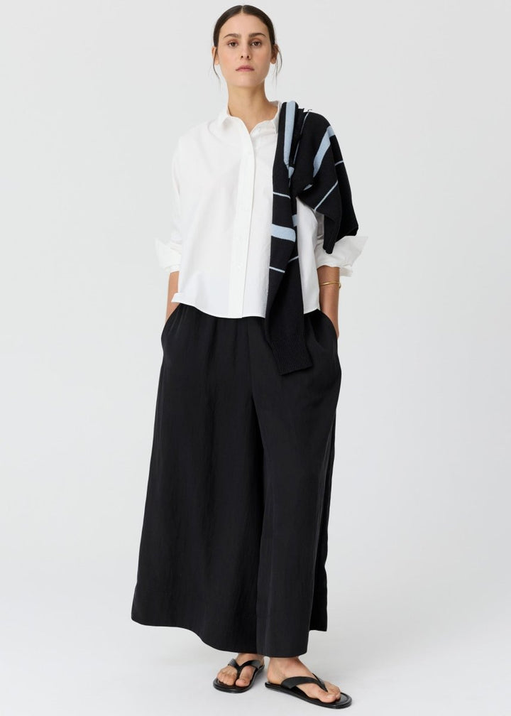 Elina Two Way Shirt - White - Stanleyandstone