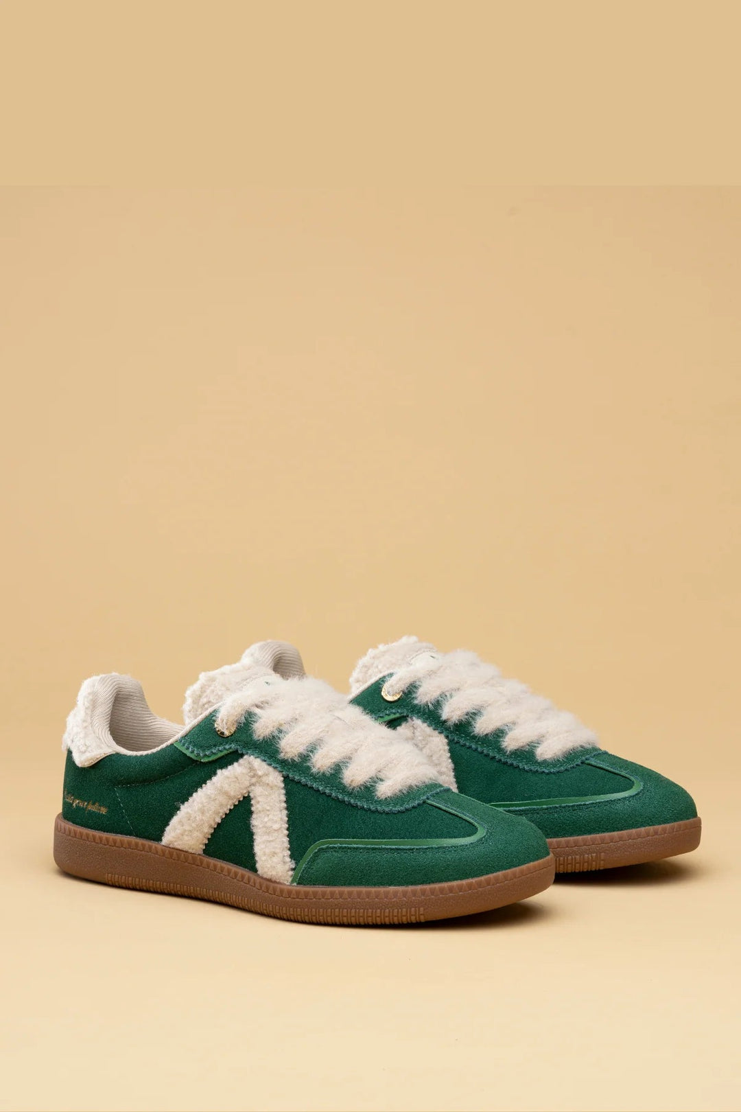 Elite Classic Sneaker - Green / cream Sherpa Shoe ASFVLT