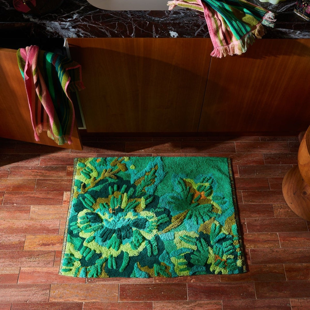 Eliza Bath Mat - Spring Green Bath Mats &amp; Rugs Sage &amp; Clare
