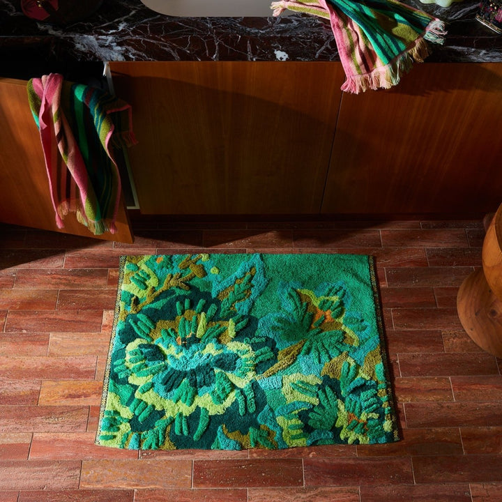 Eliza Bath Mat - Spring Green Bath Mats &amp; Rugs Sage &amp; Clare