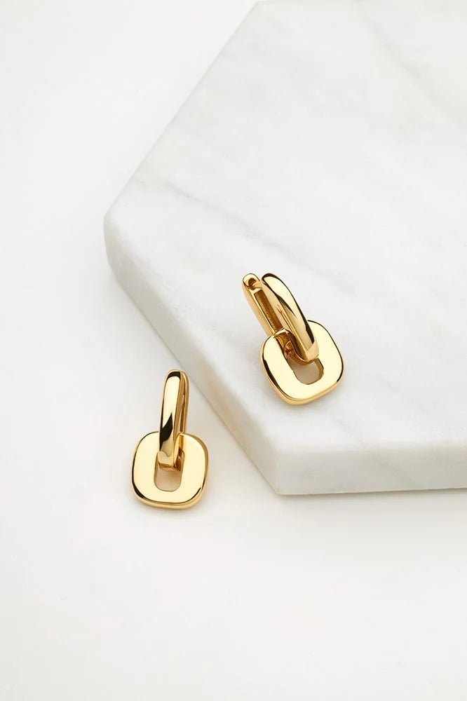 Ella earing Gold earing Zafino Jewellery