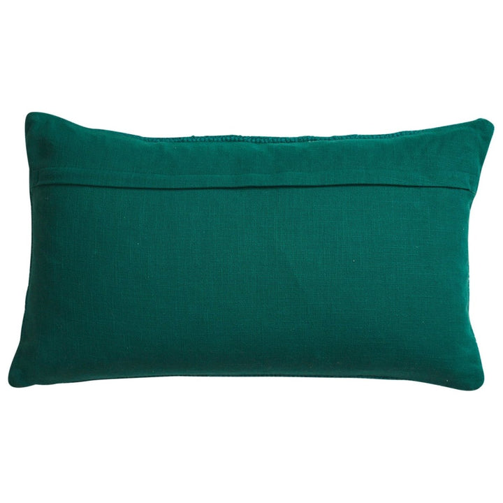 Emilia Cross Stitch Cushion Sage &amp; Clare