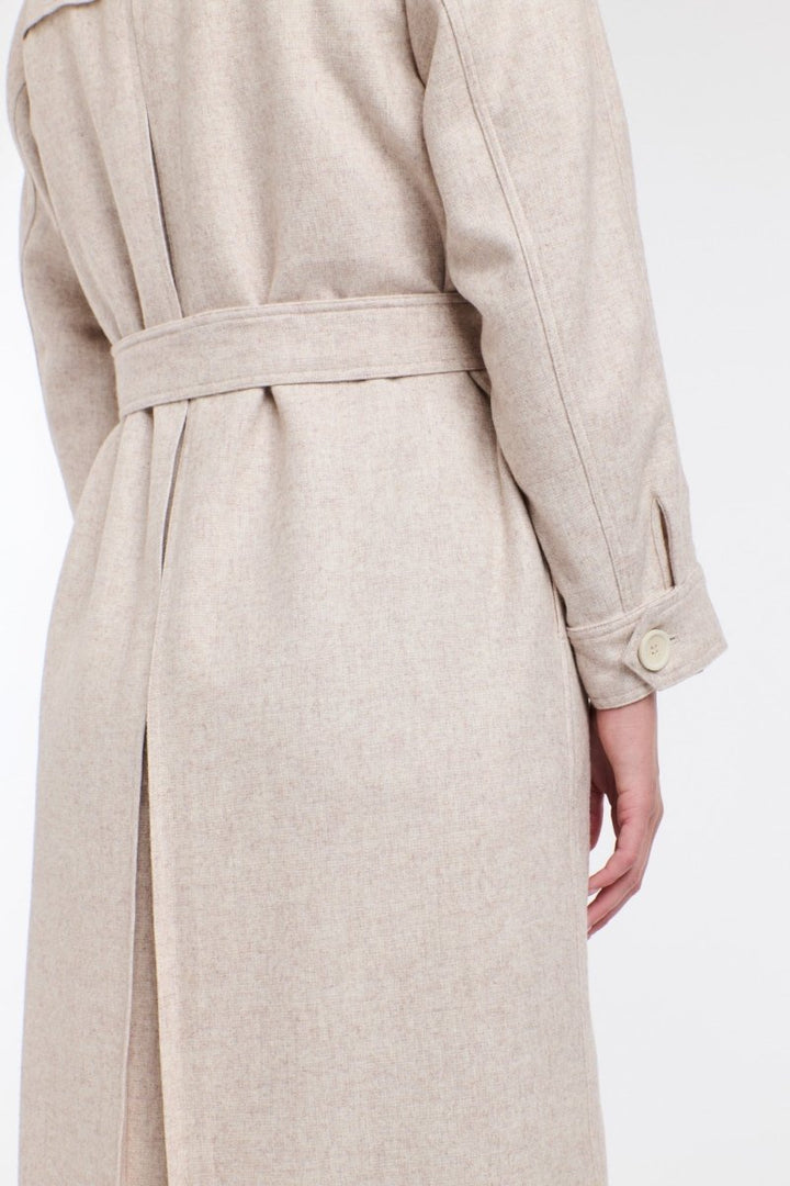 ERIKA TRENCH COAT - Vanilla Cream Coats &amp; Jackets 365 days