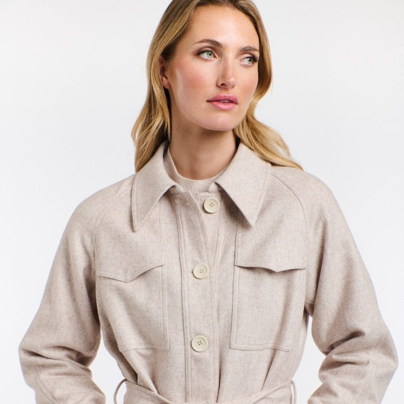 ERIKA TRENCH COAT - Vanilla Cream Coats & Jackets 365 days