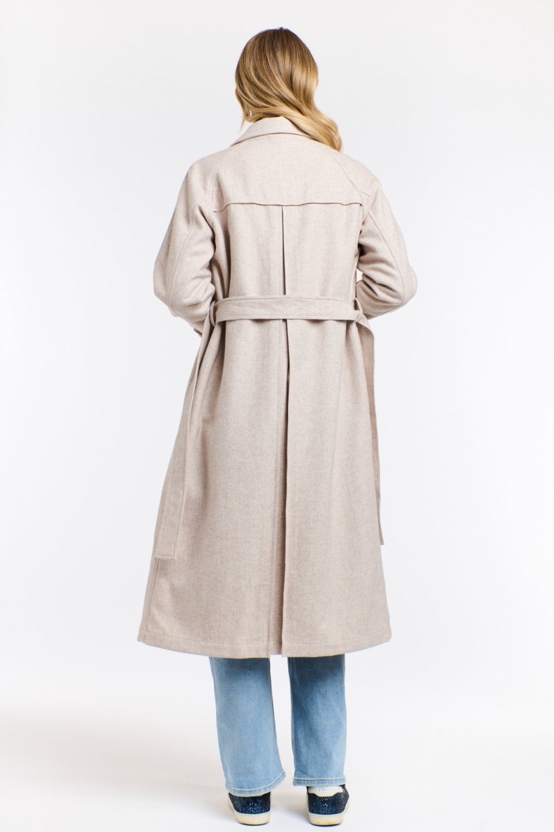 ERIKA TRENCH COAT - Vanilla Cream Coats &amp; Jackets 365 days