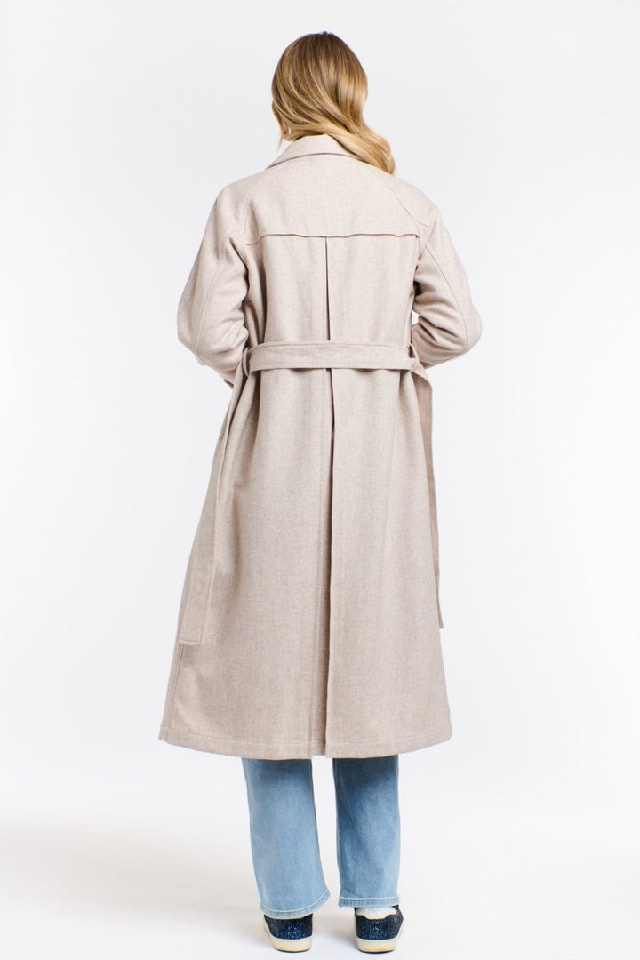 ERIKA TRENCH COAT - Vanilla Cream Coats &amp; Jackets 365 days
