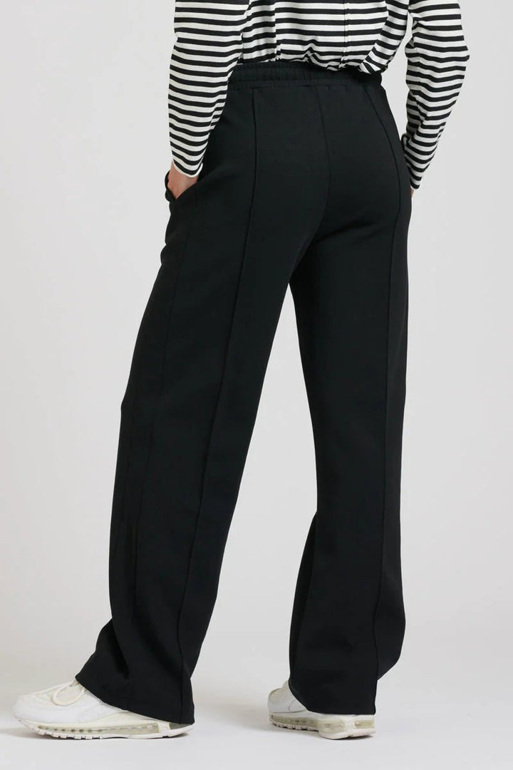 EST 1971 - Scuba Track Pant - Black with Velvet Stripe Pant Est 1971