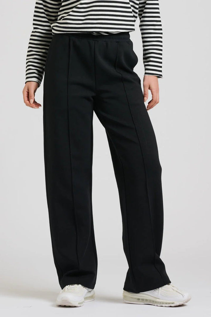 EST 1971 - Scuba Track Pant - Black with Velvet Stripe Pant Est 1971