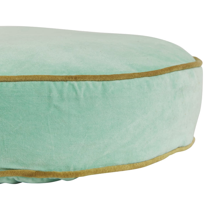 Etienne Velvet Floor Cushion - Jade home Sage & Clare