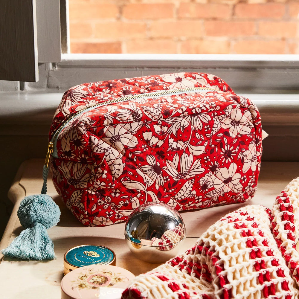 Evette Beauty Bag Cosmetic & Toiletry Bags Sage & Clare