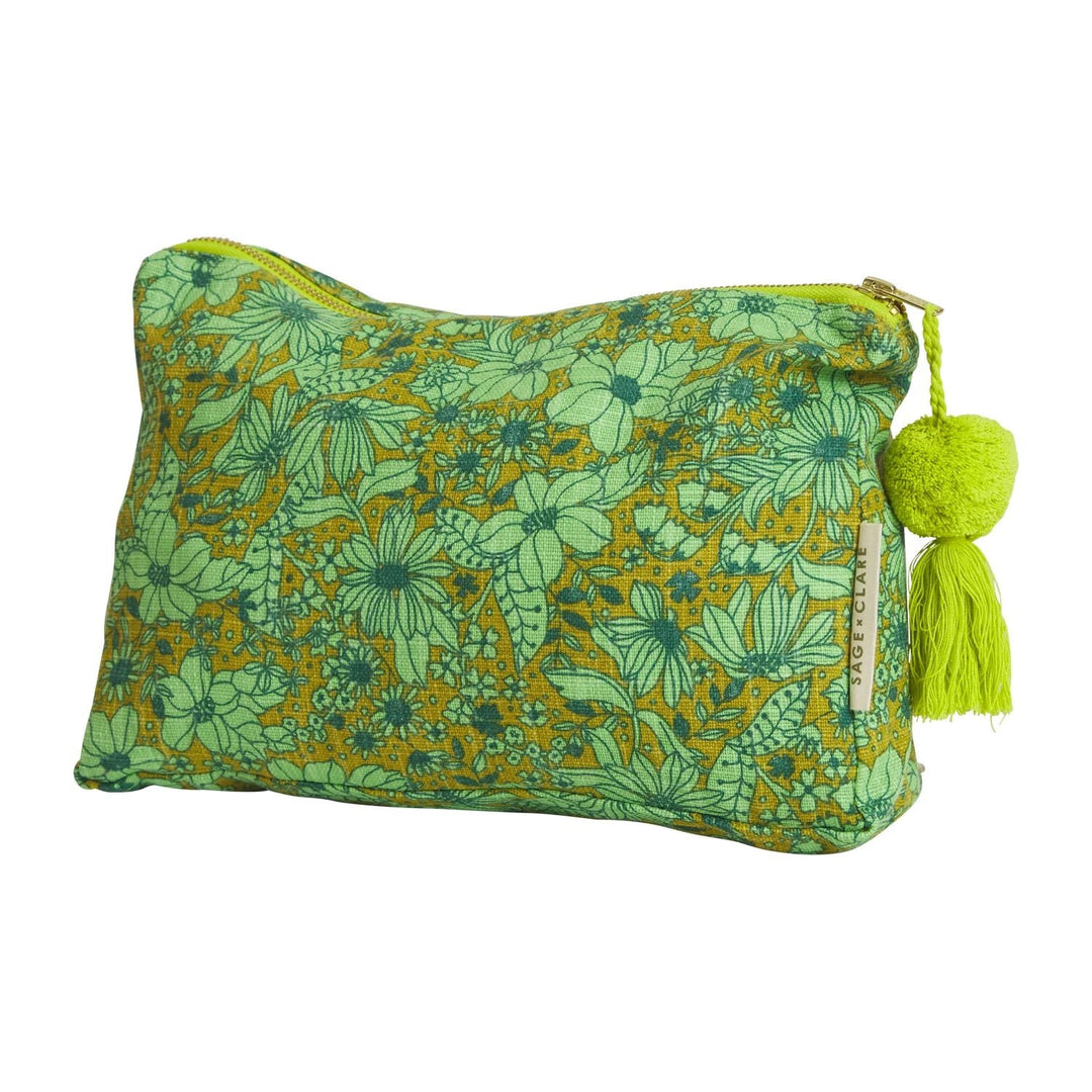 Evette Cosmetic Bag Cosmetic & Toiletry Bags Sage & Clare
