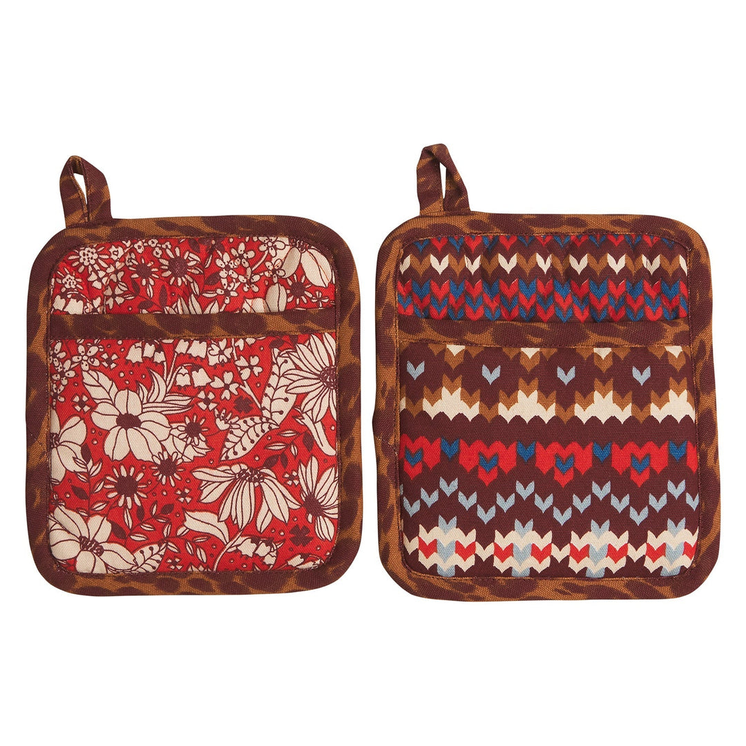 Evette Pot Holder Set home Sage & Clare