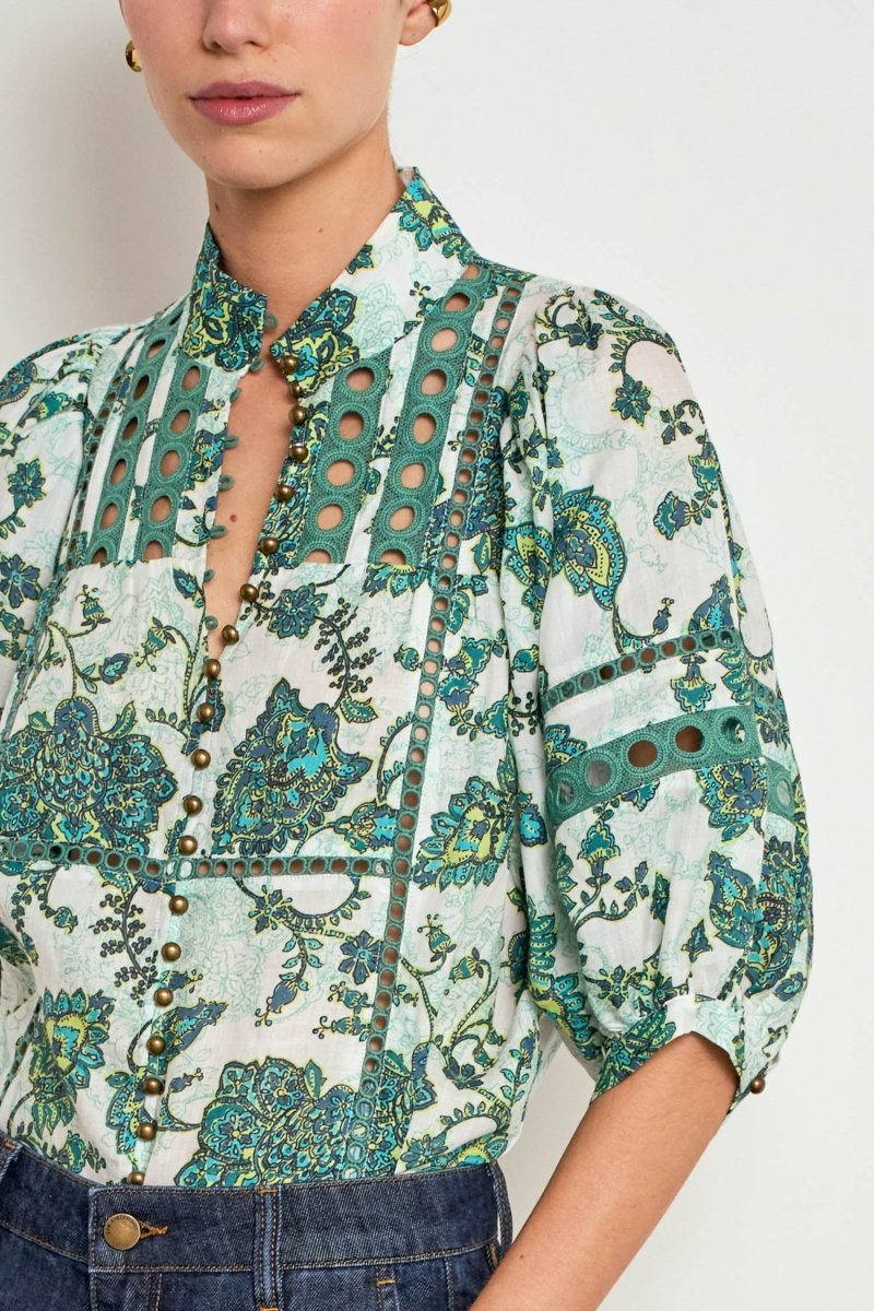 extend top - garden paisley blouse Zoe Kratzmann