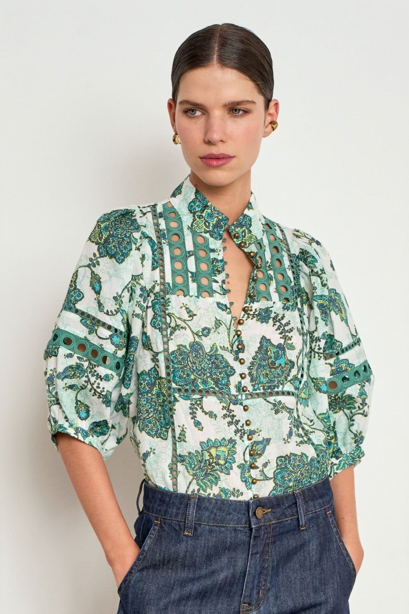 extend top - garden paisley blouse Zoe Kratzmann