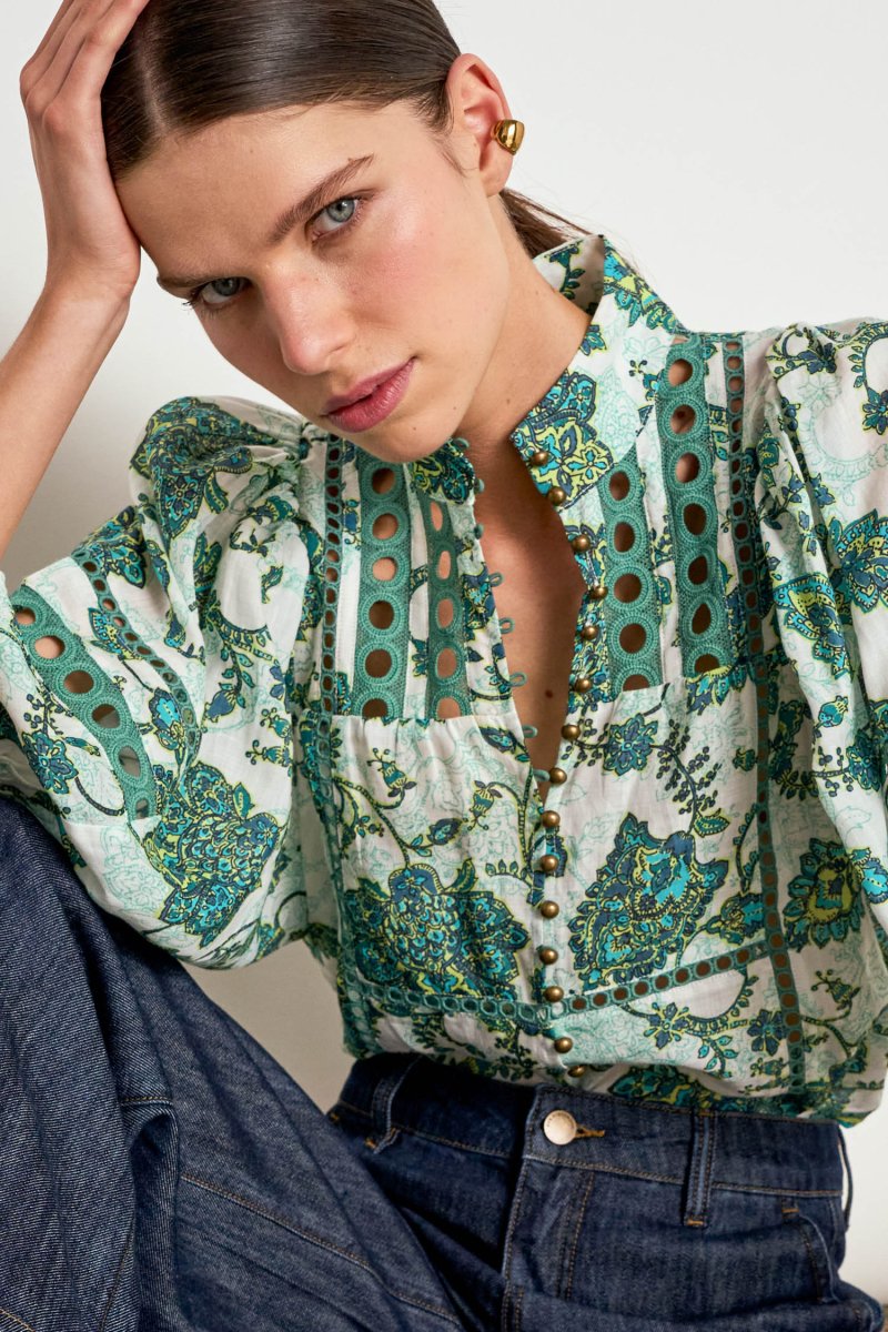 extend top - garden paisley blouse Zoe Kratzmann