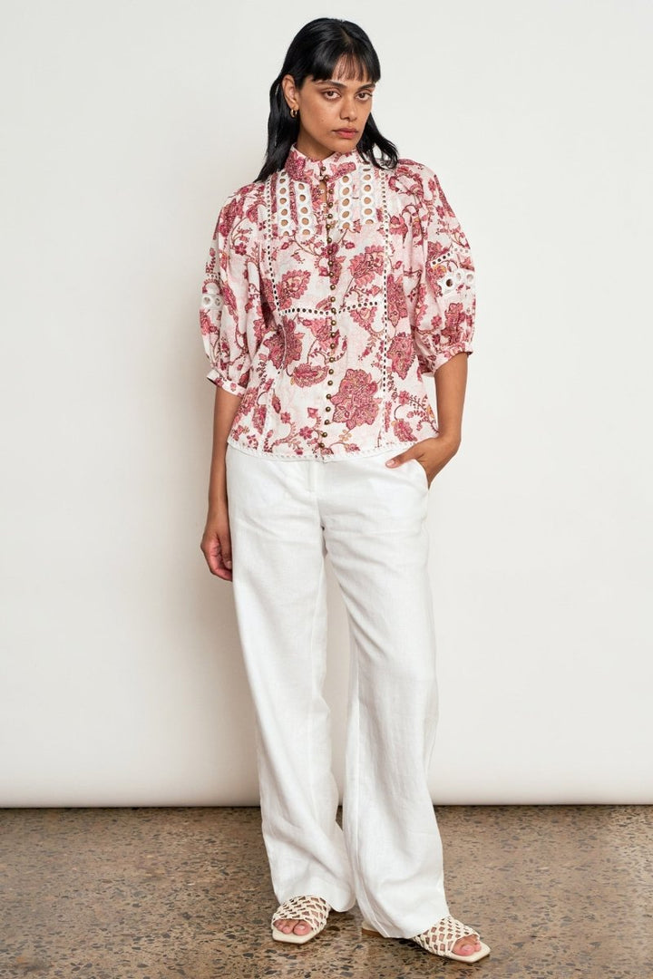 extend top - rose paisley Zoe Kratzmann