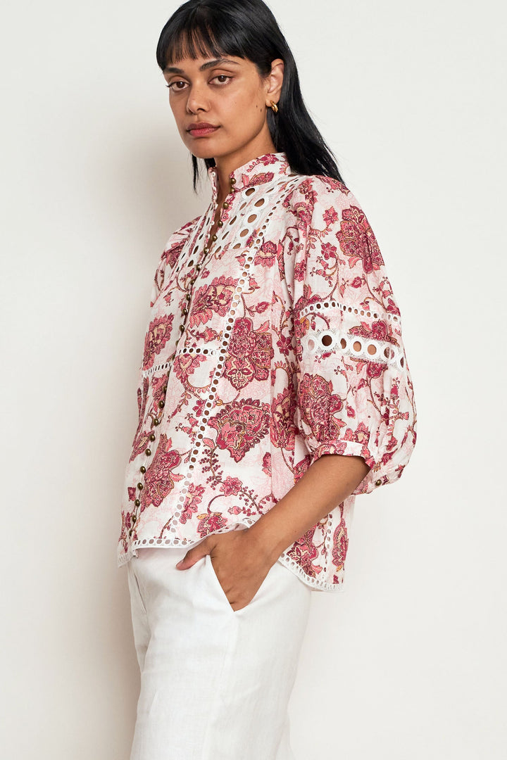 extend top - rose paisley Zoe Kratzmann