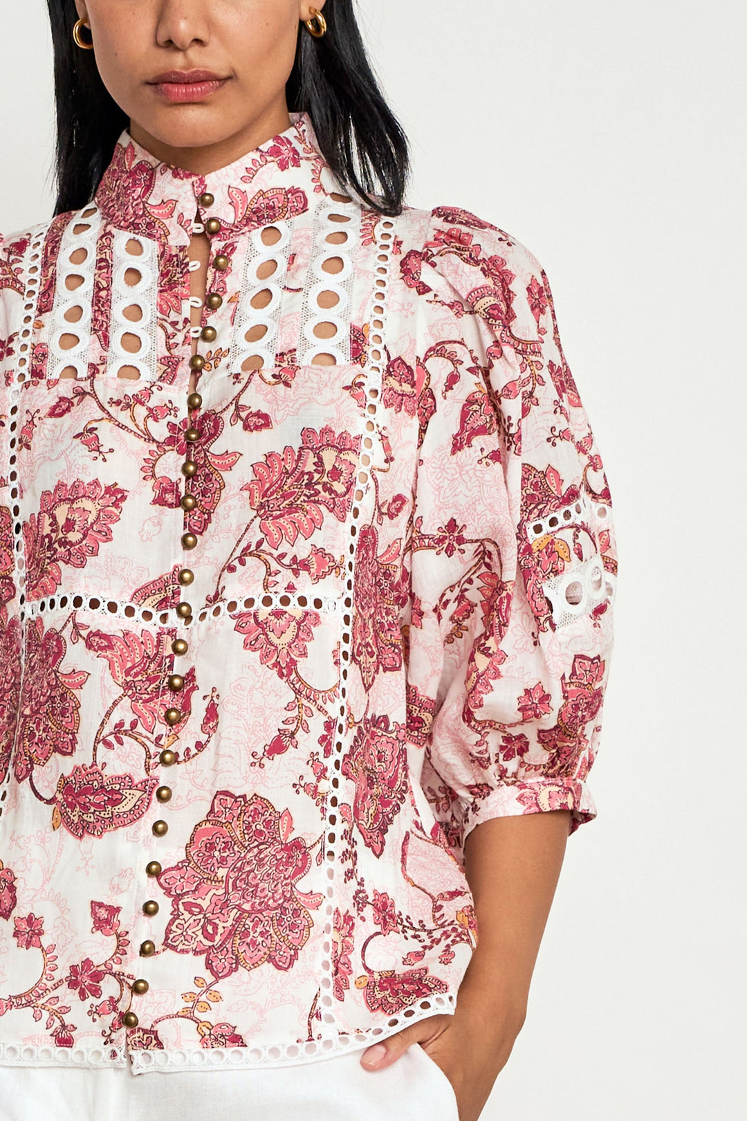 extend top - rose paisley Zoe Kratzmann