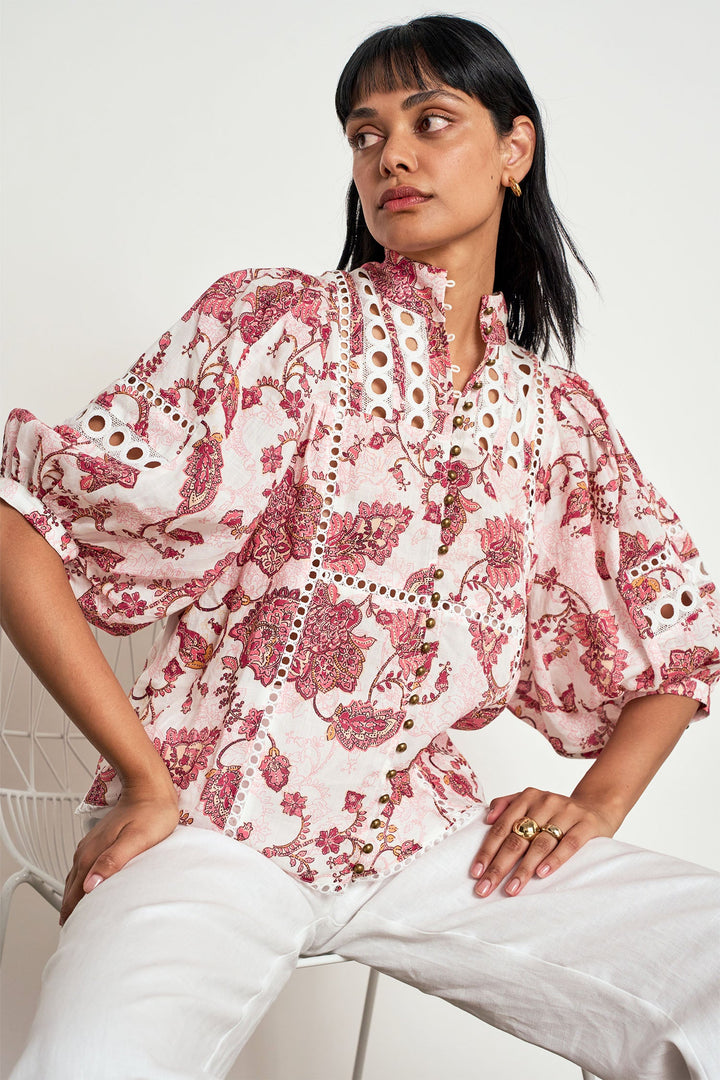 extend top - rose paisley Zoe Kratzmann