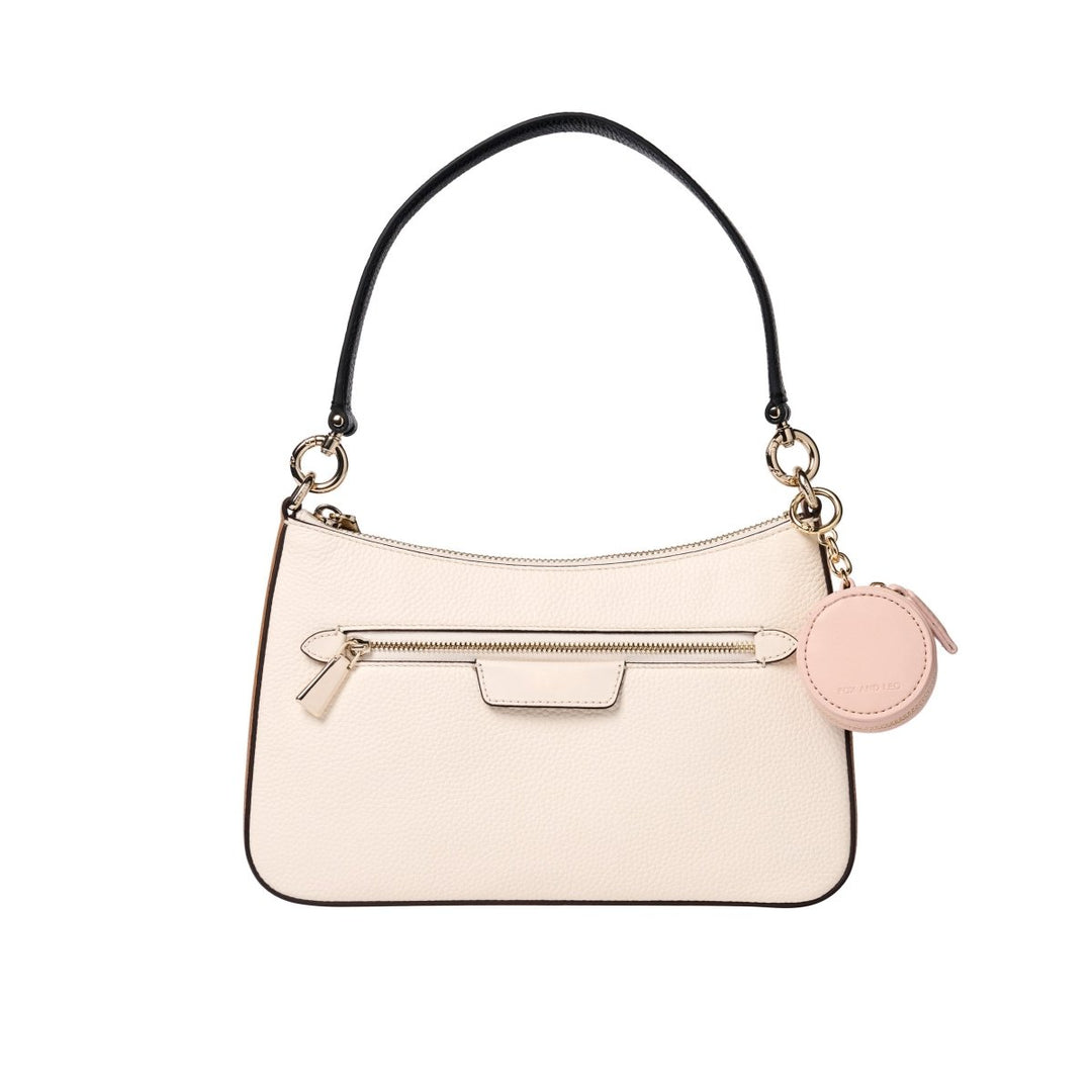 Eye Catcher charm with microfibre cleaning cloth - Blush Fox and Leo