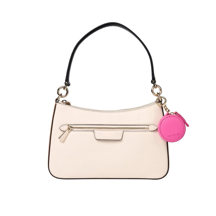 Eye Catcher charm with microfibre cleaning cloth - Hot Pink Fox and Leo