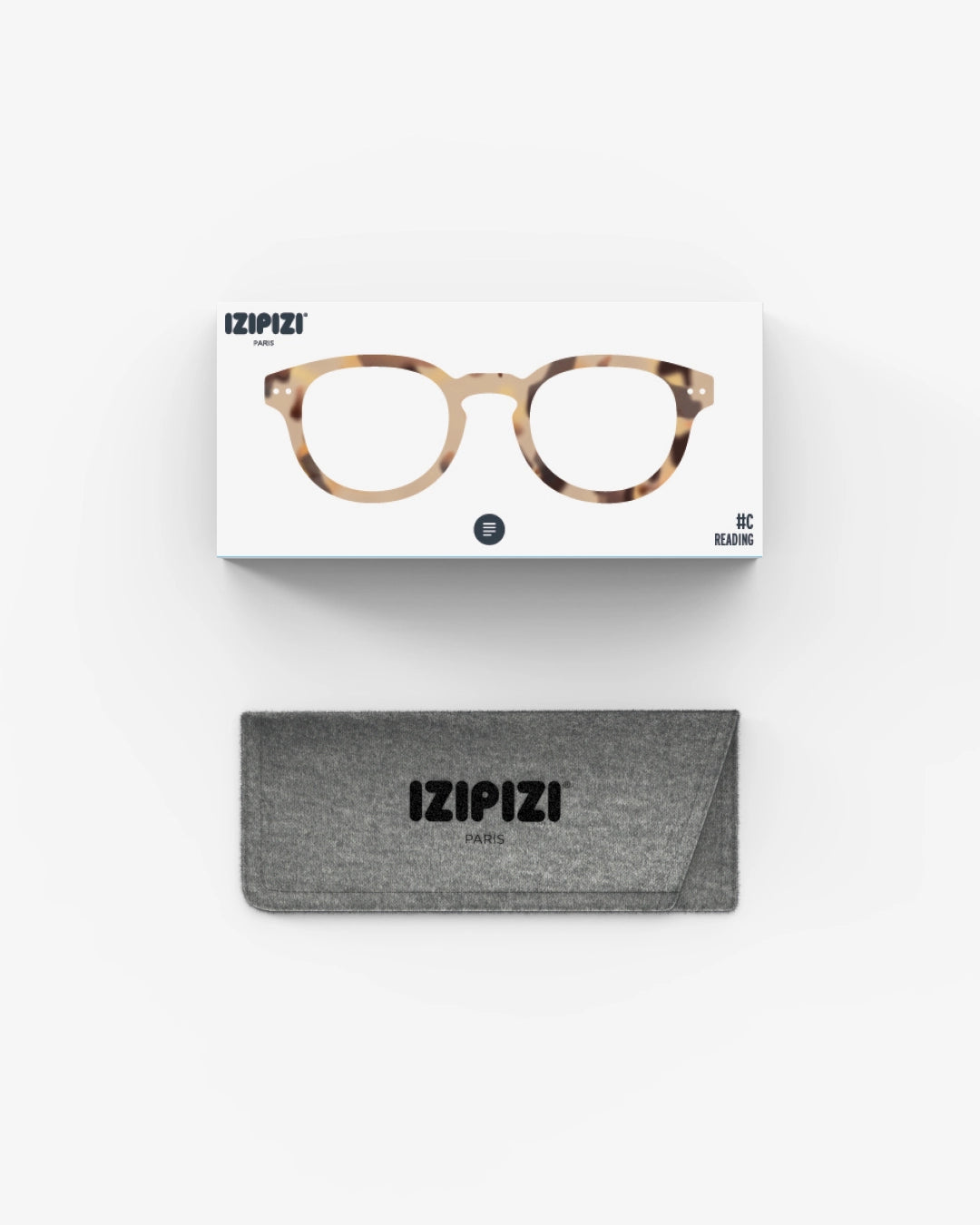 Izipizi: Reading Collection C - Light Tortoise reading glasses Reading Glasses IZIPIZI   