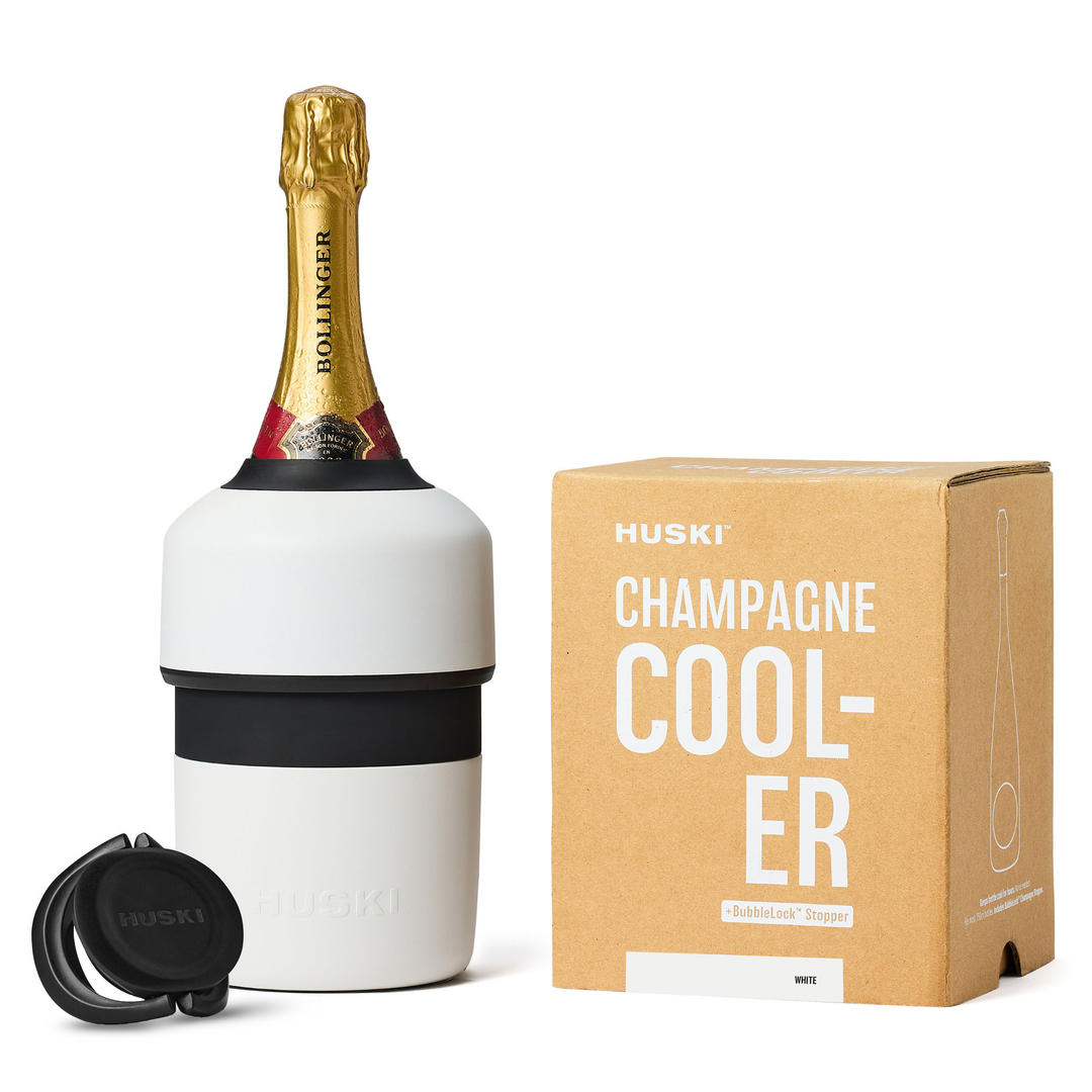 Huski Champagne Cooler - White Huski