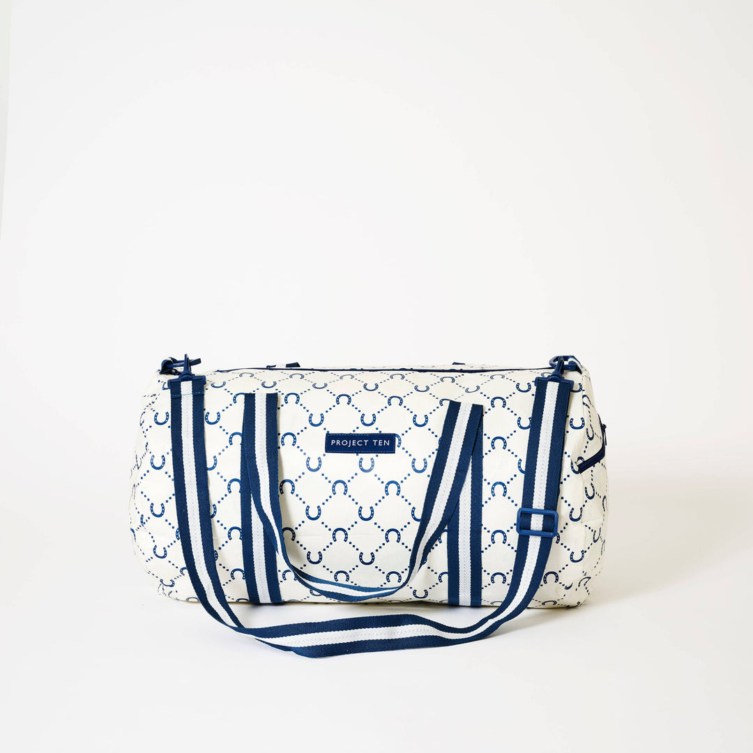 Barrel Bag – Navy Horseshoe Project Ten Pty Ltd