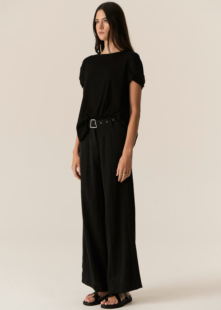 Faire Belted Pants - Black Pant POL