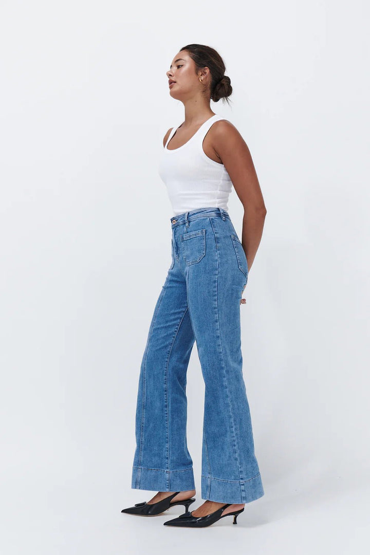 Farrah Jean - 70's Blue Denim Kireina