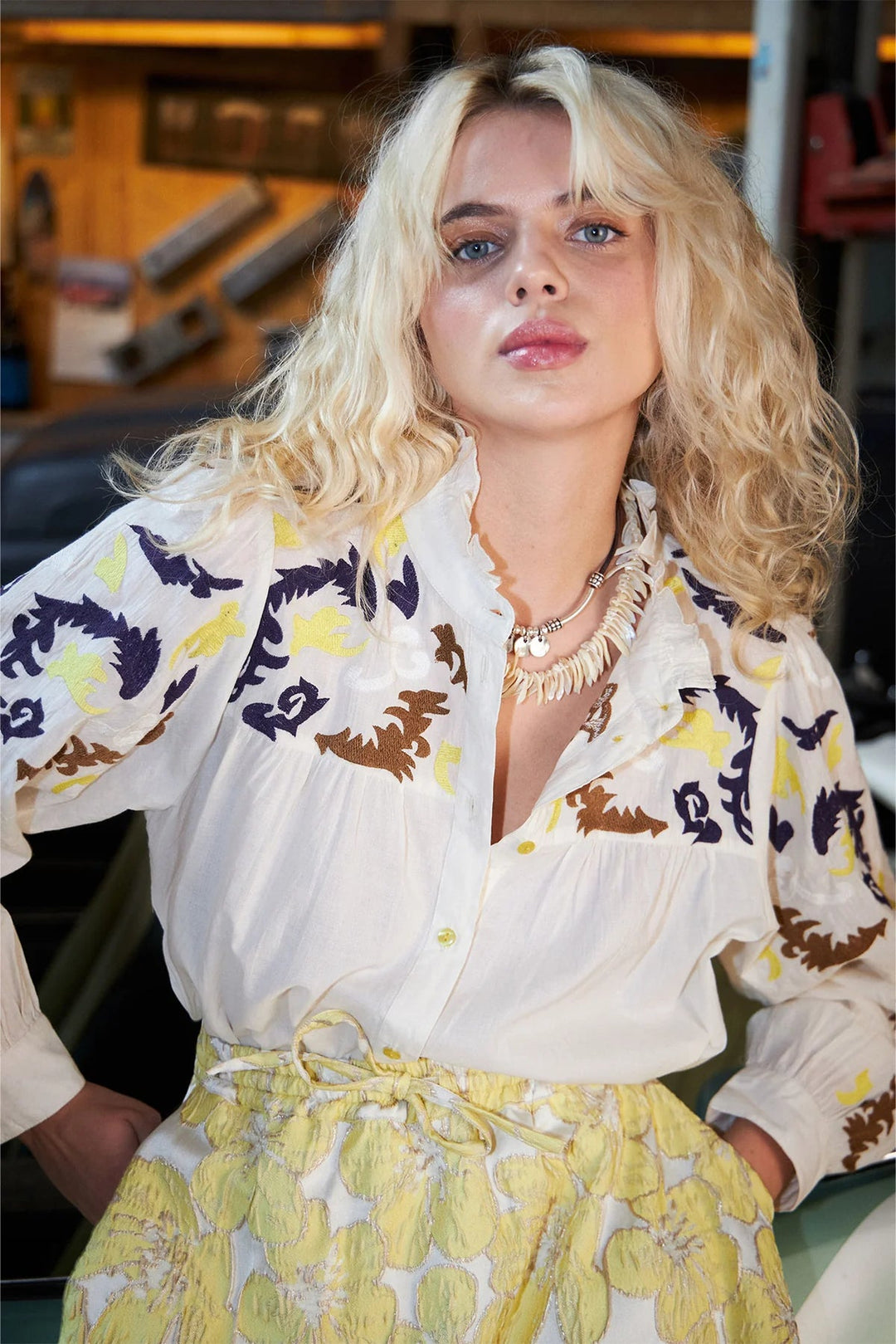 Fenga Shirt LS blouse Lollys Laundry