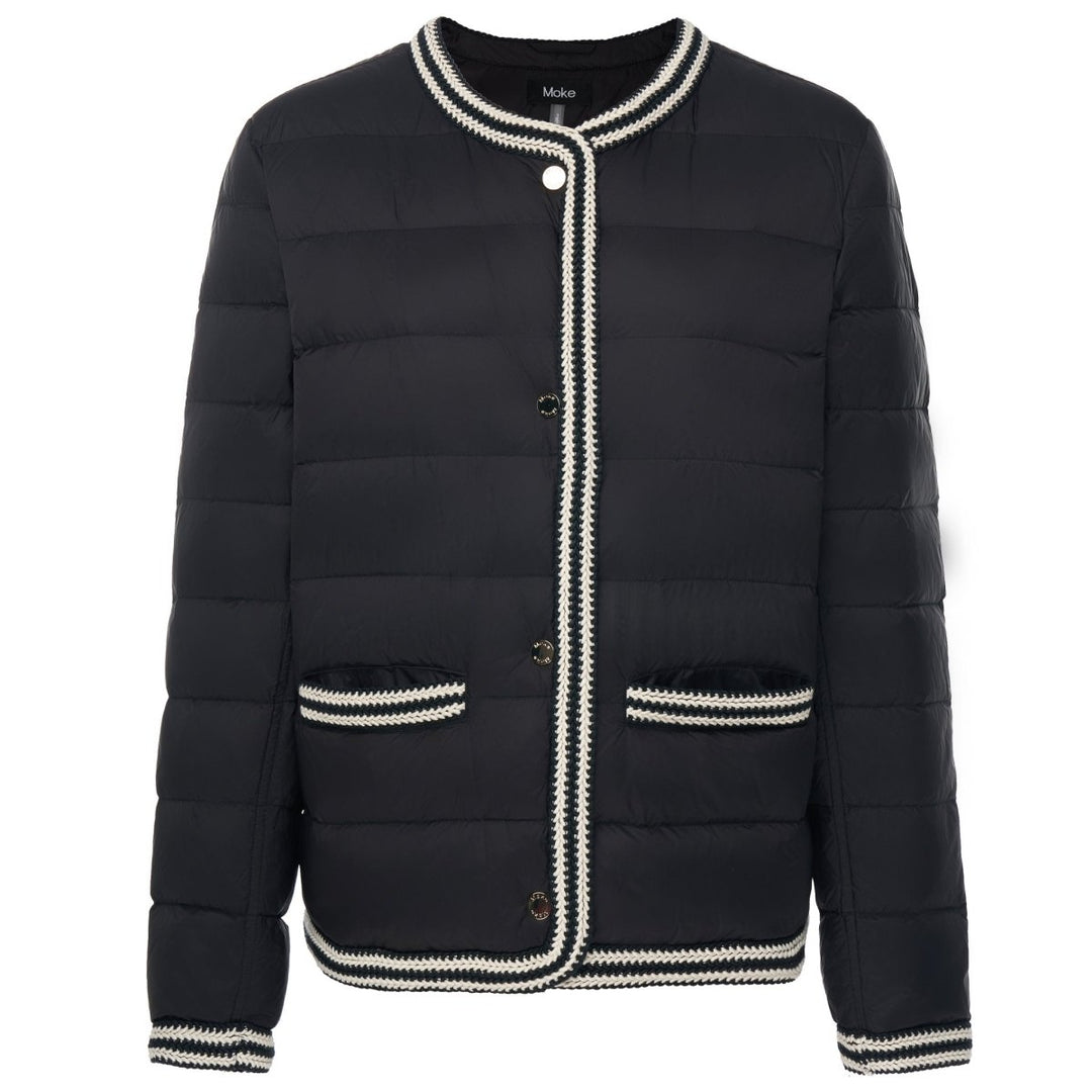 Fern Puffer Down Jacket - Black Moke Apparel