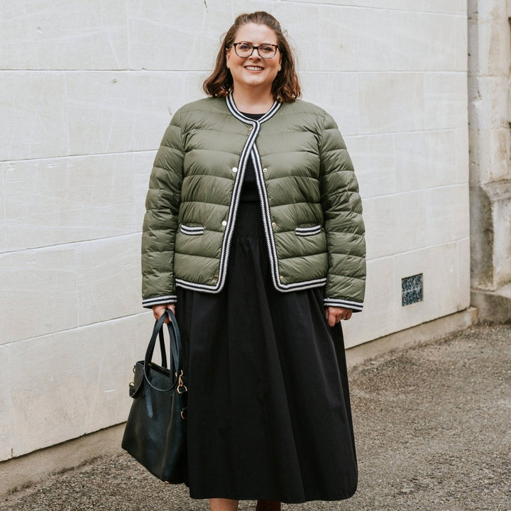 Fern Puffer Down Jacket - Olive Green Moke Apparel