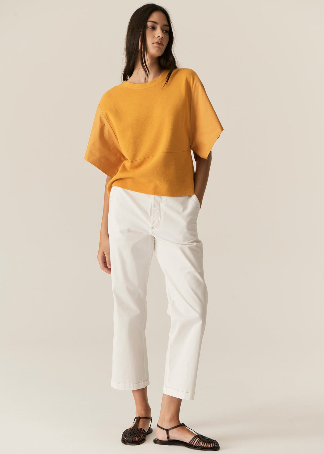 Fern Tapered Pant - White POL