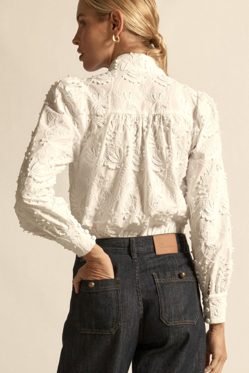 Fete Top - Porcelain blouse Zoe Kratzmann