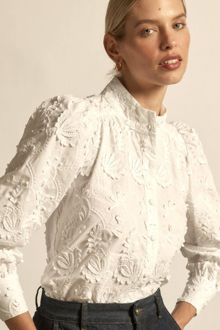 Fete Top - Porcelain blouse Zoe Kratzmann