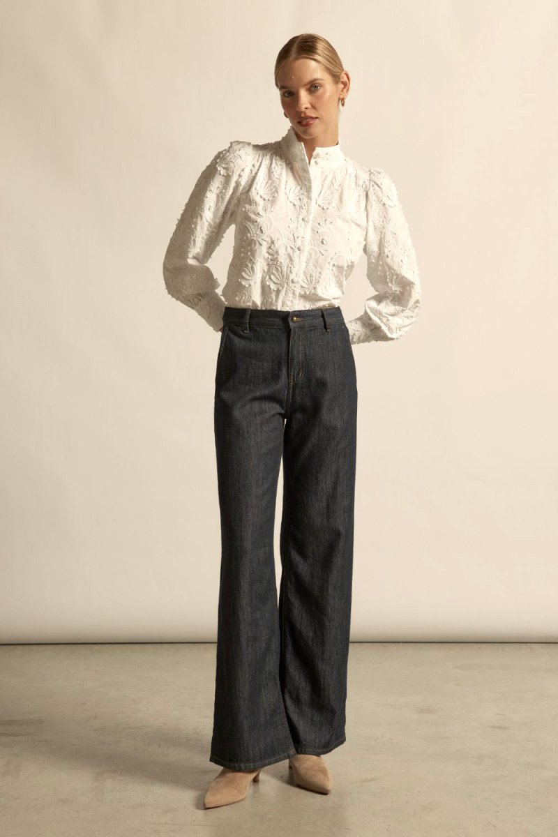 Fete Top - Porcelain blouse Zoe Kratzmann