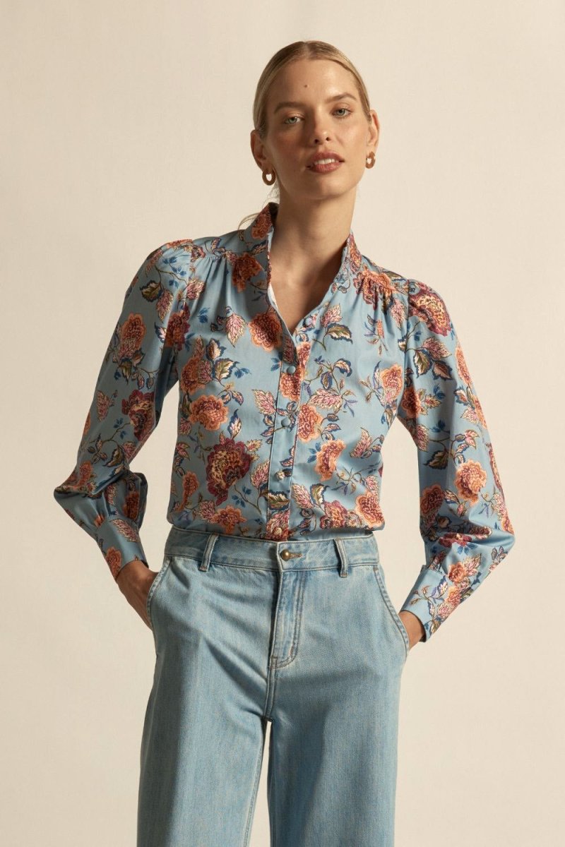 Fete Top - twilight bloom Blouse Zoe Kratzmann